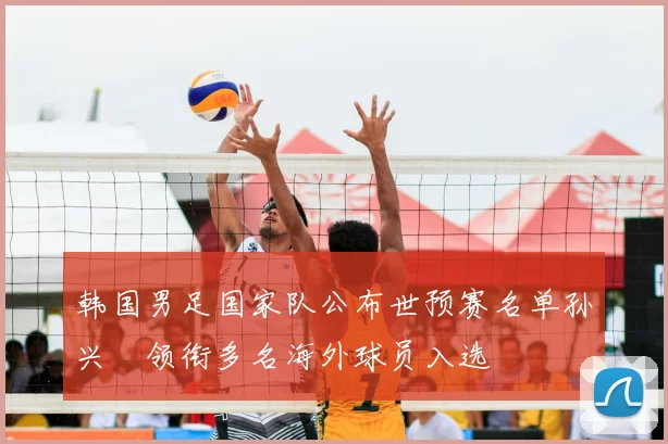 韩国男足国家队公布世预赛名单孙兴慜领衔多名海外球员入选